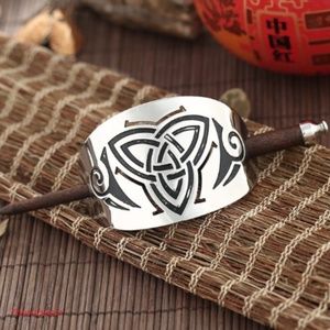 Irish Triquetra Hair Slide